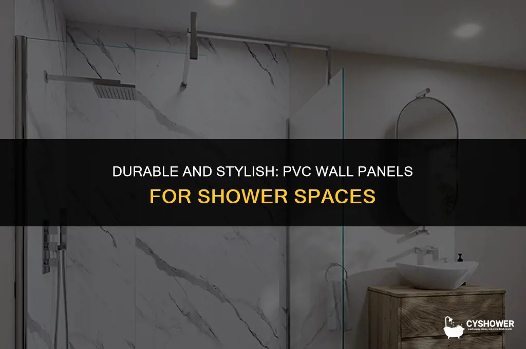 can i use pvc wall panels in a shower