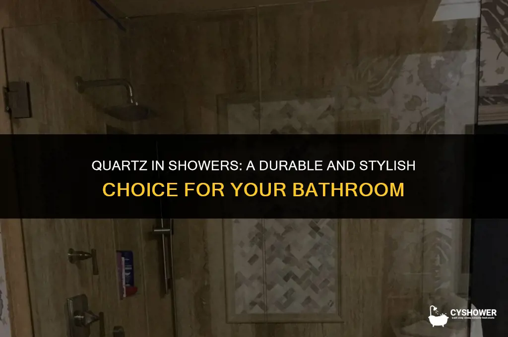 can i use quartz in a shower
