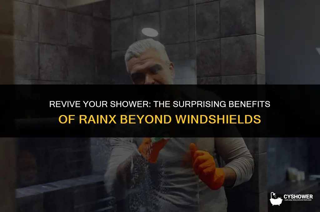can i use rainx on my shower