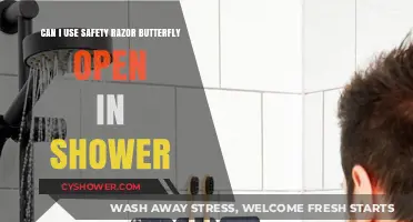 Shower Shaving: The Safety Razor Butterfly Open Debate