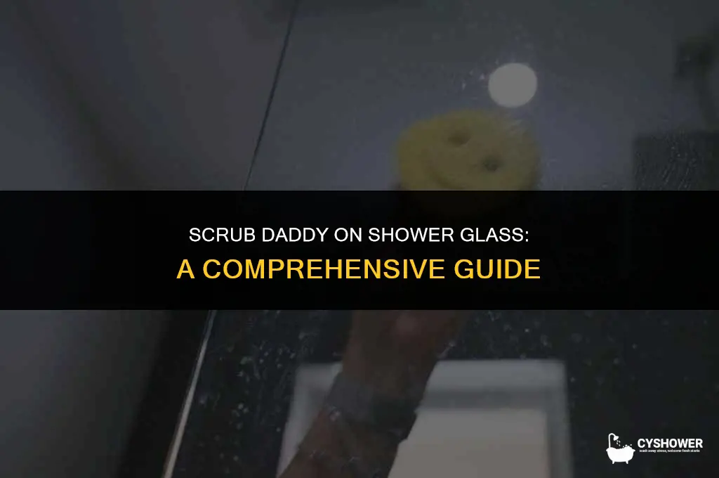 can i use scrub daddy on shower glass