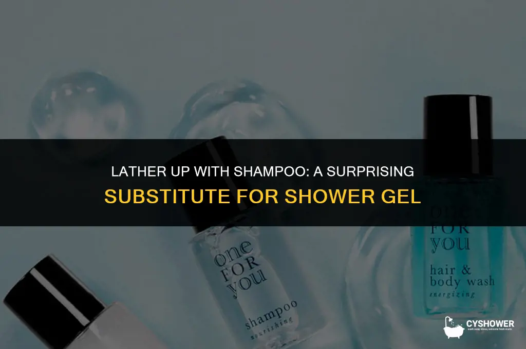 can i use shampoo as shower gel