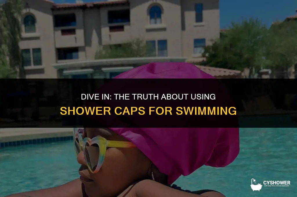 can i use shower cap for swimming