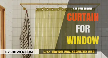 Creative Window Covering: Shower Curtains as a Stylish Solution