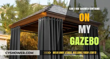 Creative Outdoor Decor: Shower Curtains for Your Gazebo?