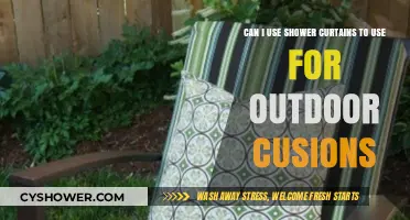 Repurposing Shower Curtains: A Creative Twist for Outdoor Cushions