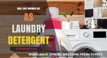 Shower Gel vs. Laundry Detergent: A Surprising Cleaning Hack?