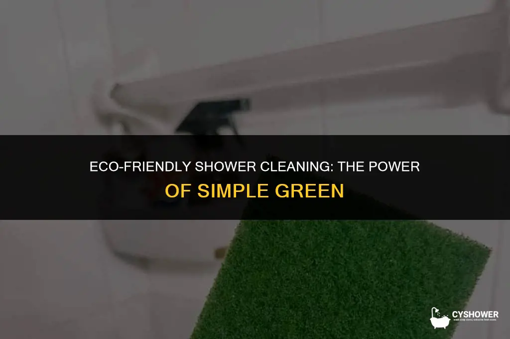 can i use simple green to clean my shower