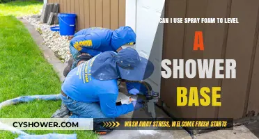 DIY Shower Base Leveling: The Spray Foam Solution