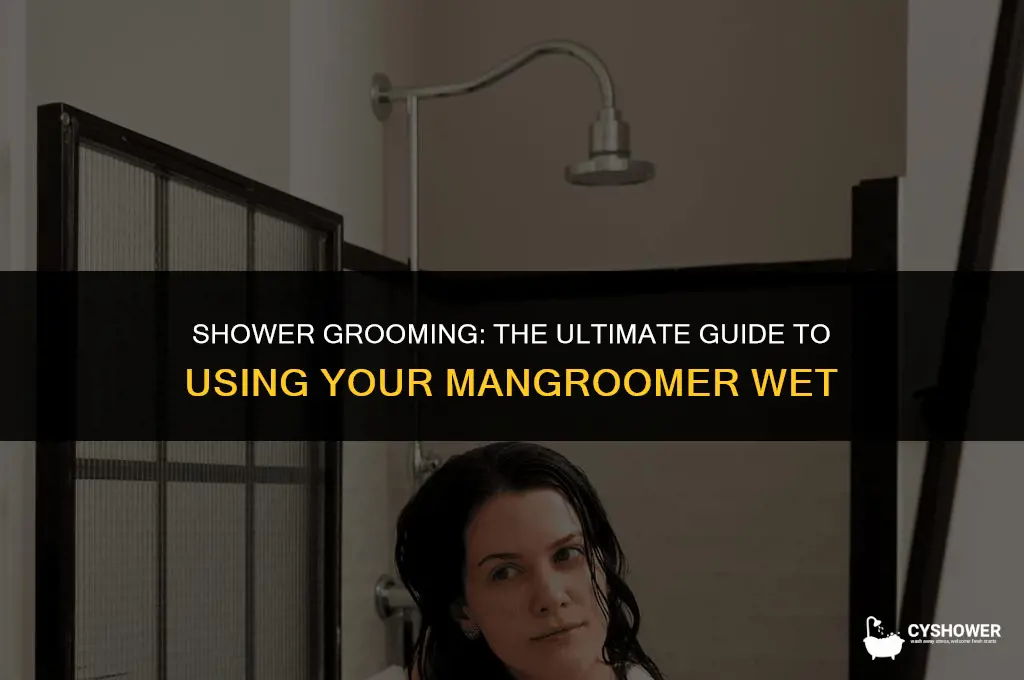 can i use the mangroomer in the shower