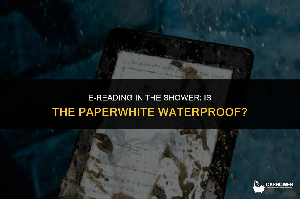can i use the paperwhite in the shower