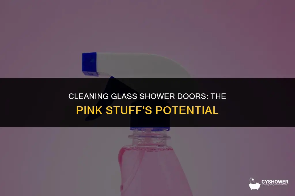 can i use the pink stuff on glass shower doors