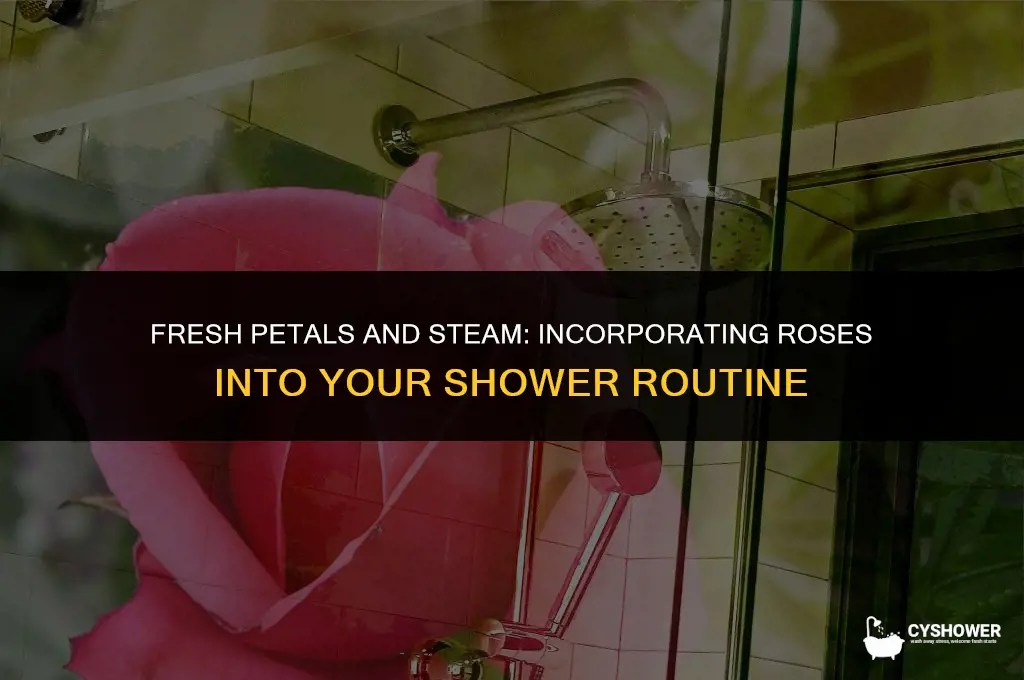 can i use the rose in the shower
