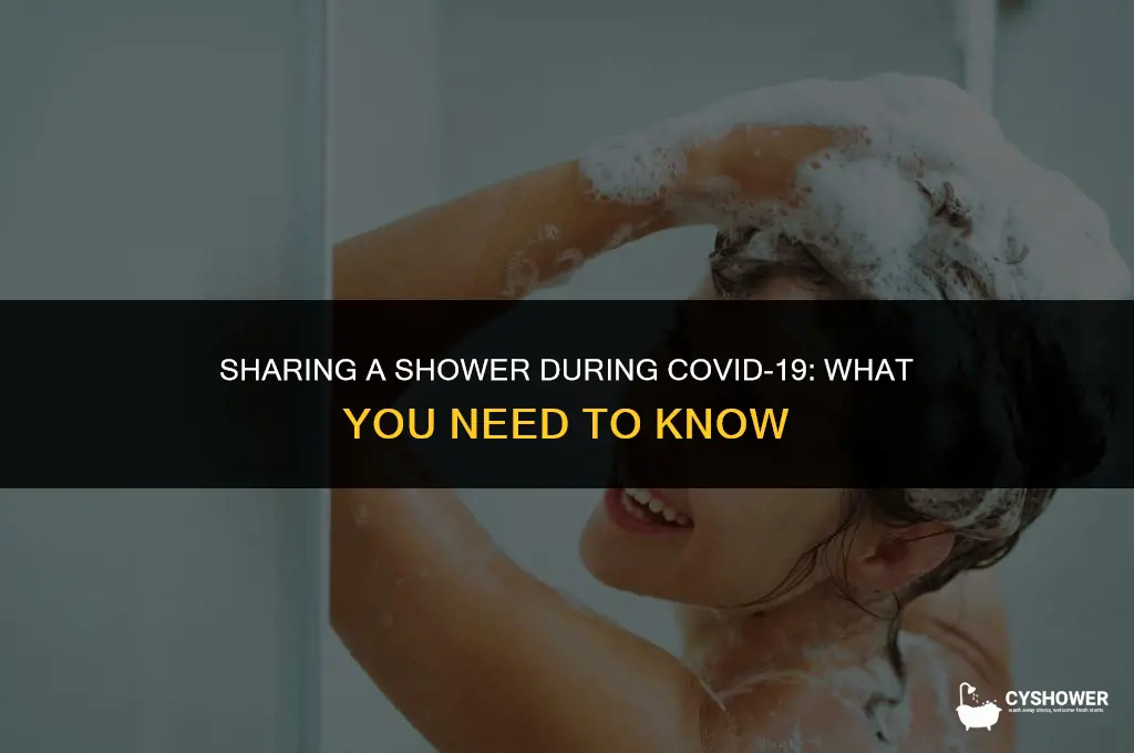 can i use the same shower as someone with coronavirus