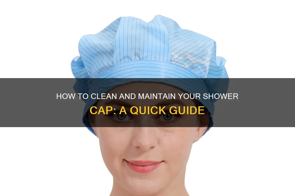 can i wash a shower cap