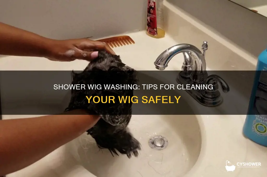 can i wash my wig in the shower