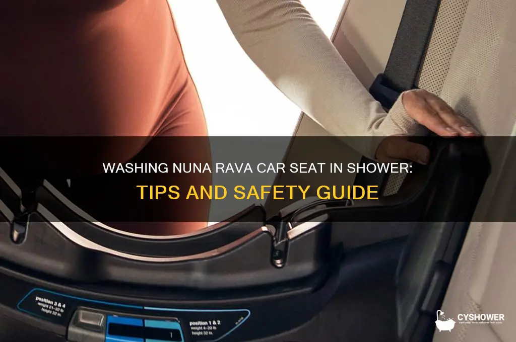 can i wash nuna rava car seat in shower