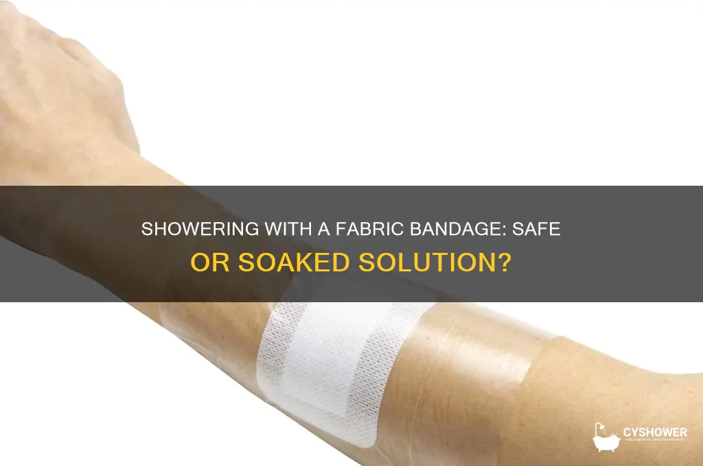 can i wear a fabric bandaid to shower