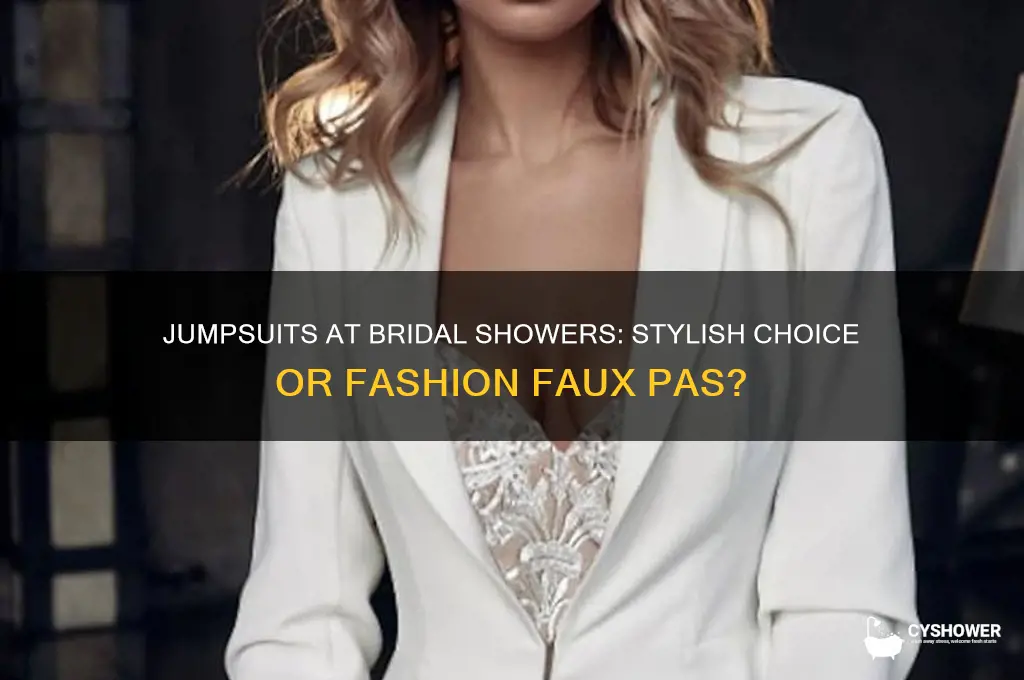 can i wear a jumpsuit to a bridal shower