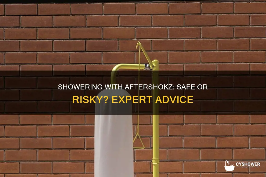 can i wear aftershokz in the shower