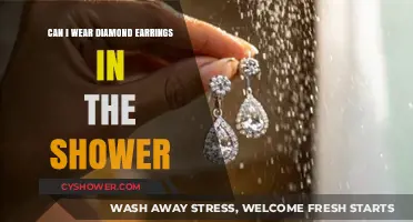 Showering with Diamond Earrings: Safe Practice or Risky Choice?