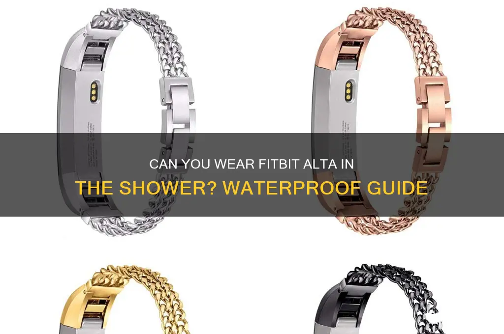 can i wear fitbit alts in shower