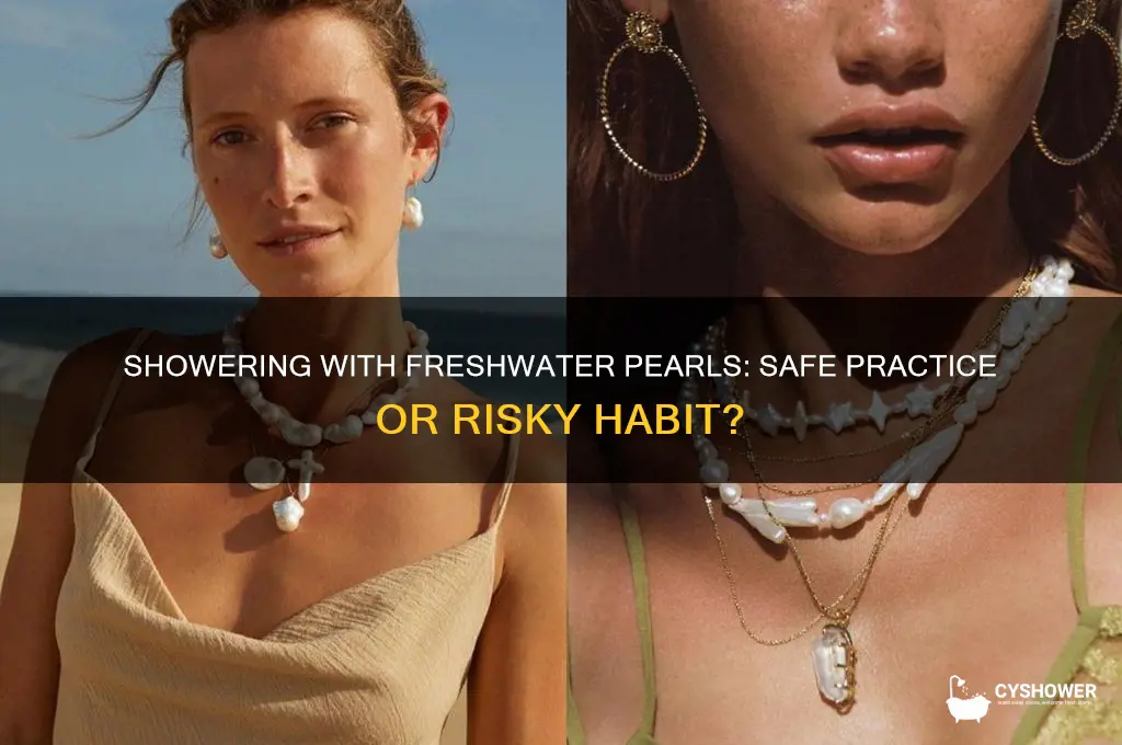 can i wear freshwater pearls in the shower