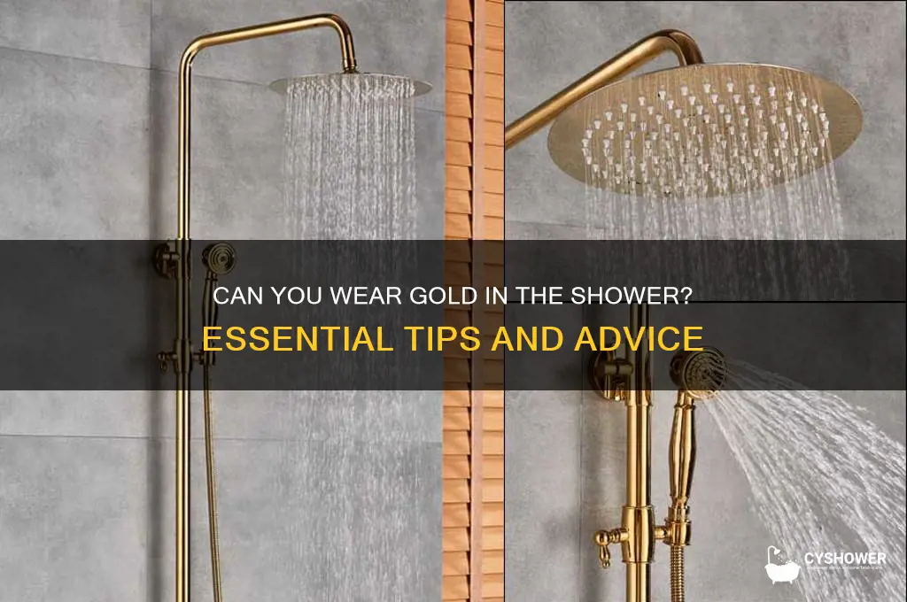 can i wear gld in the shower