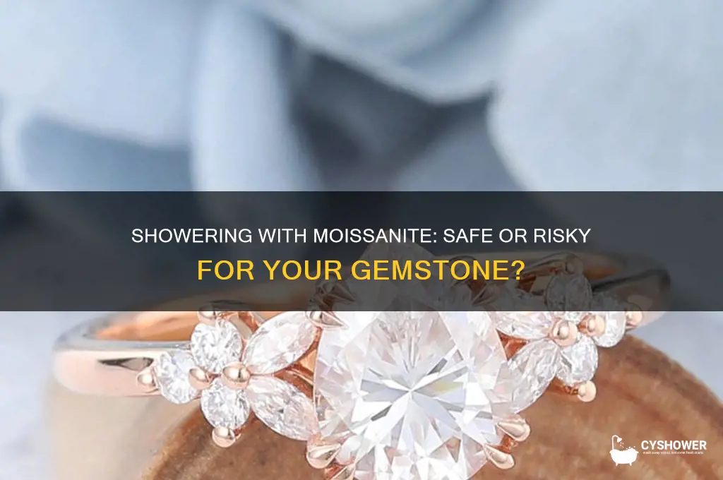 can i wear moissanite in the shower