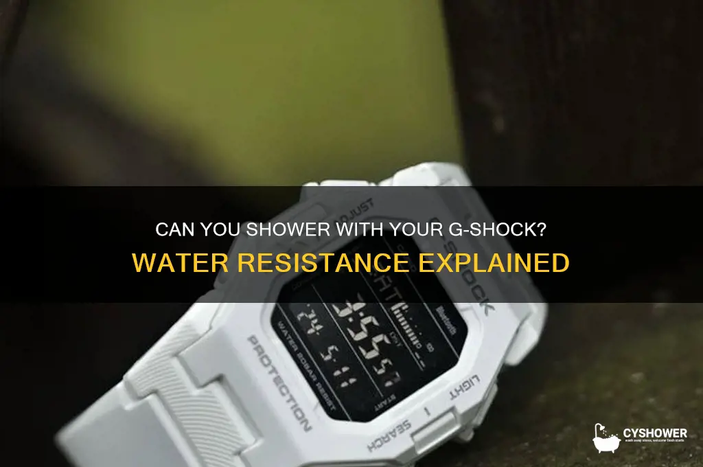 can i wear my g shock in the shower