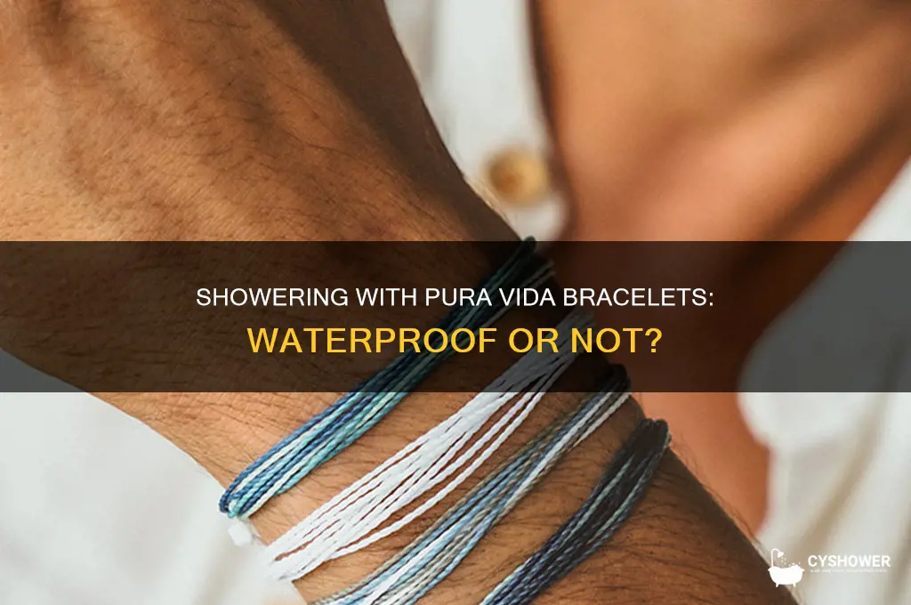 can i wear my pura vida bracelets in the shower