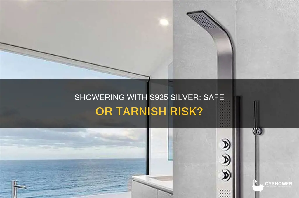 can i wear s925 silver in the shower