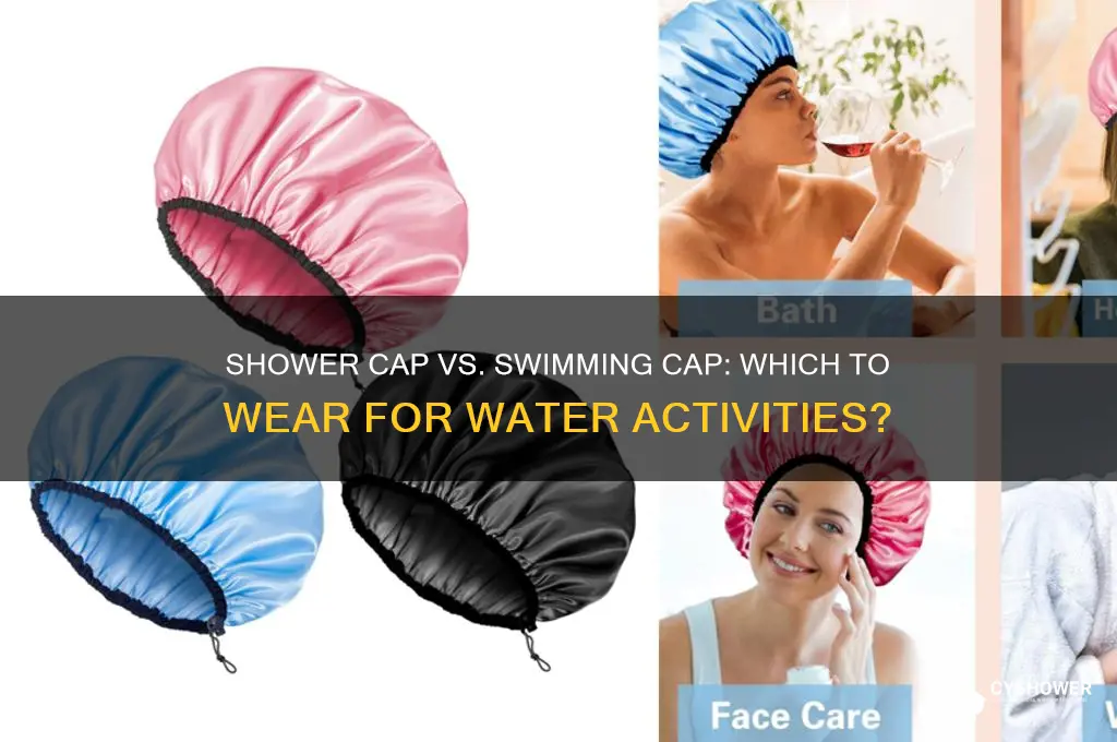 can i wear shower cap and then swimming cap
