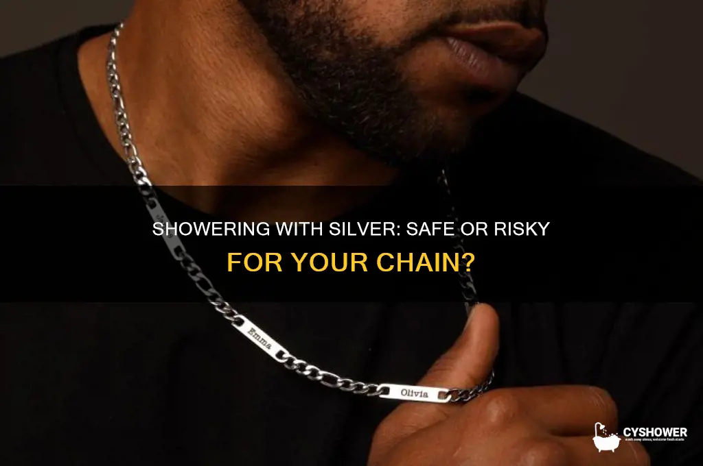 can i wear silver chain in shower