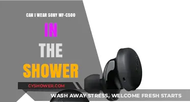 Showering with Sony WF-C500: Waterproof or Risky Move?