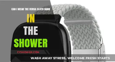 Shower-Safe Versa Cloth Band: Can You Wear It Wet?
