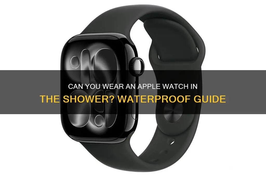 can i where iwatch in shower