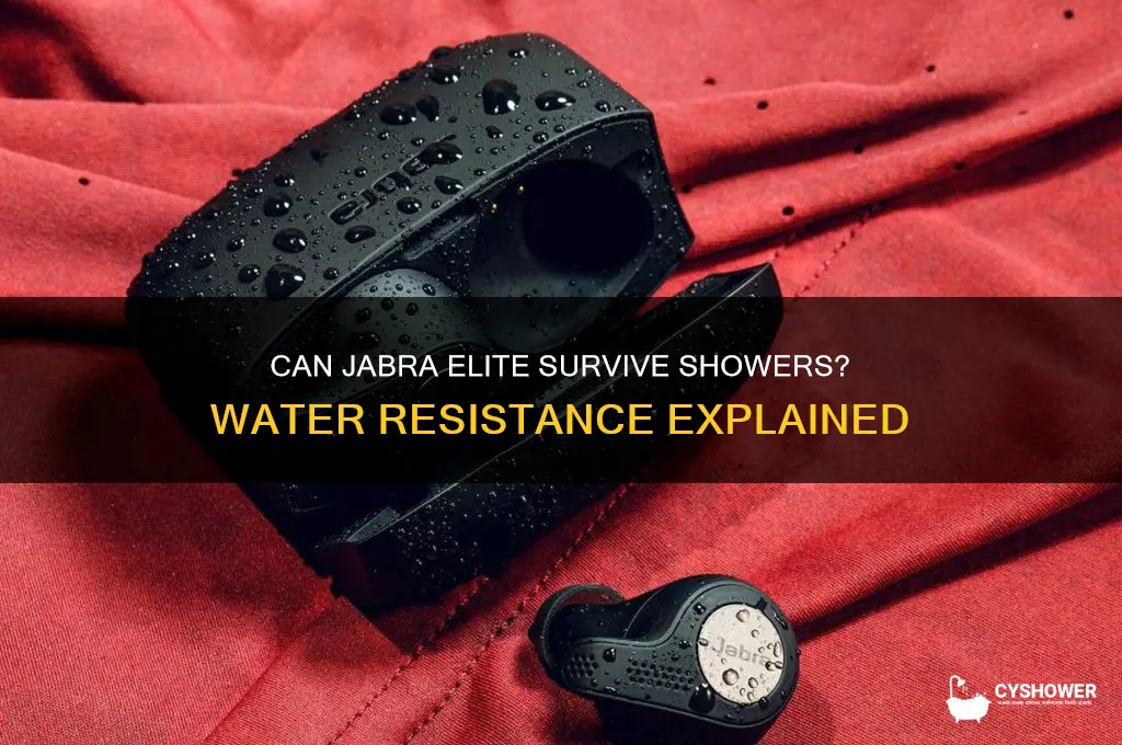can jabra elite go in shower
