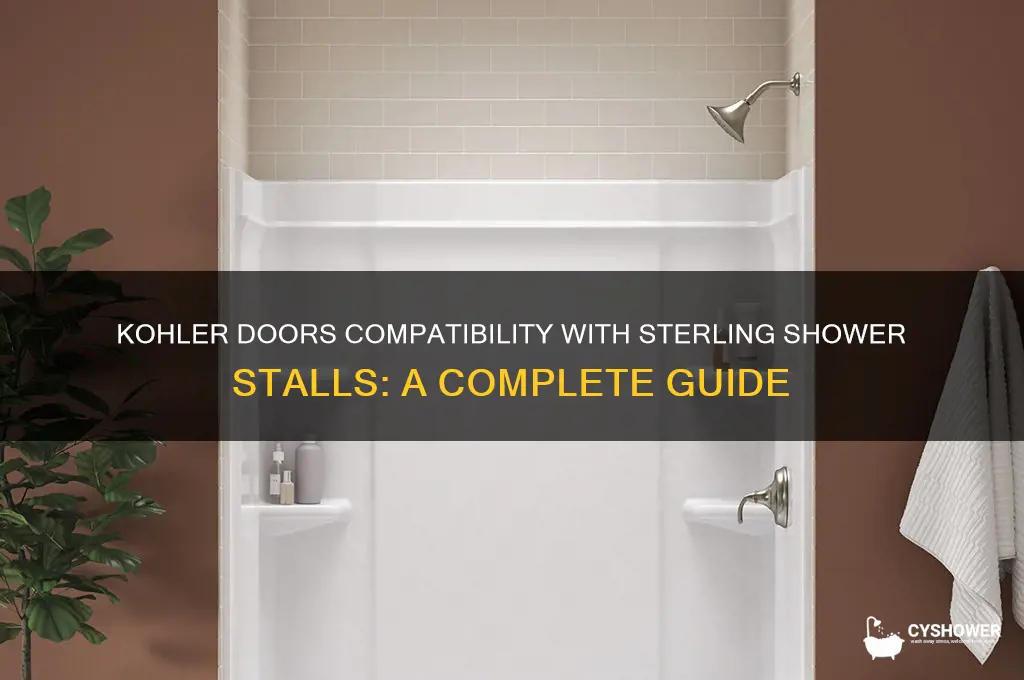 can kohler doors work with sterling shower stall