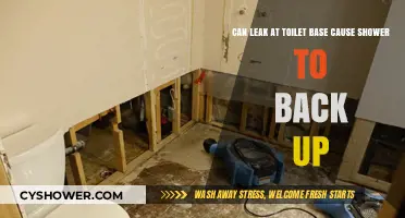 Toilet Base Leak: Can It Cause Shower Backup Issues?