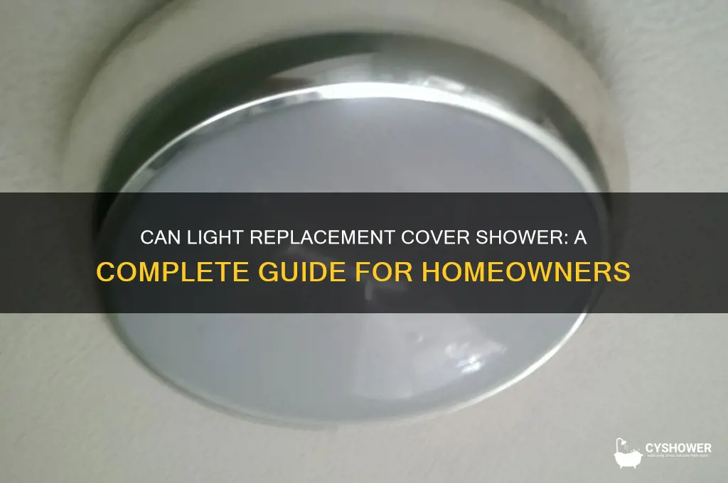 can light replacement cover shower