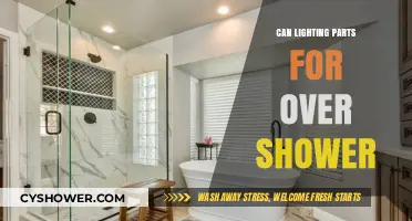 Safe and Stylish Lighting Parts for Over Shower Installations