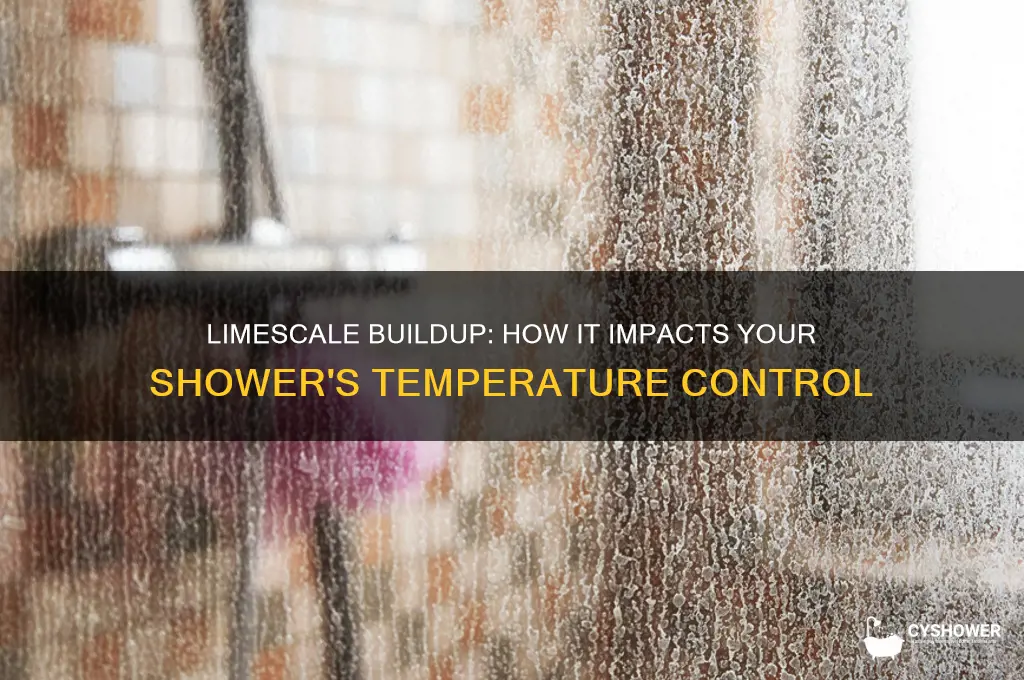 can limescale affect shower temperature