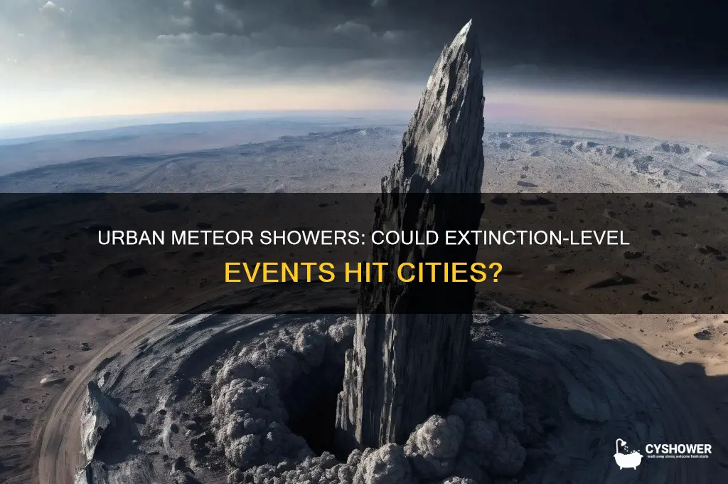 can meatuer shower extinction hit in the city