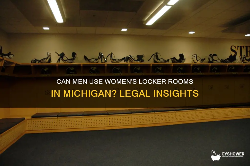 can men shower in womens locker rooms in mi