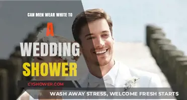 Can Men Wear White to a Wedding Shower? Etiquette Explained