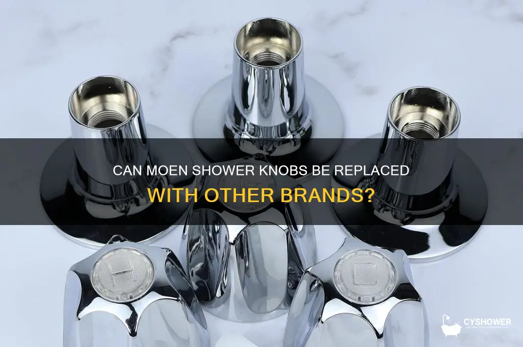 can moen shower knobs be replaced with other brands