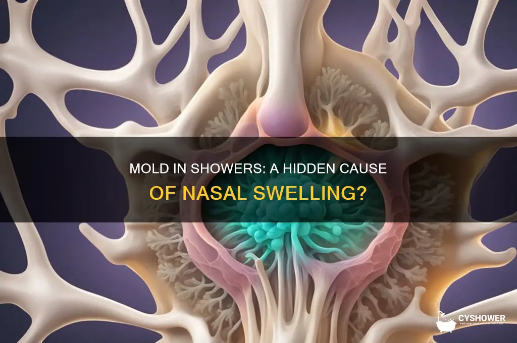 can mold in shower cause nasal swollen