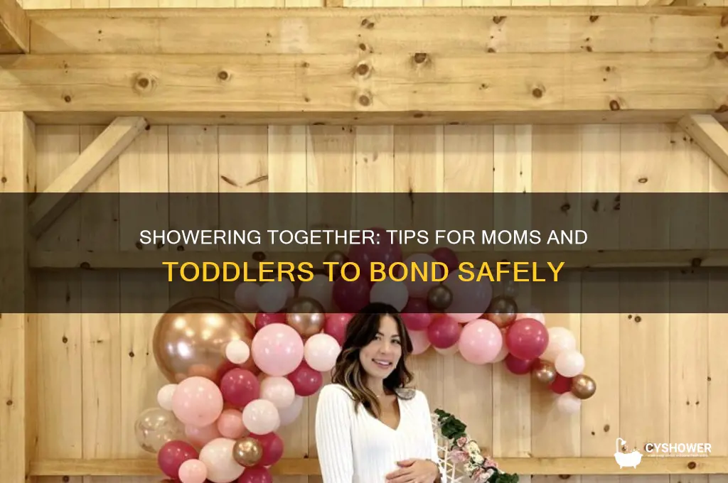 can mother and 2 year old shower together