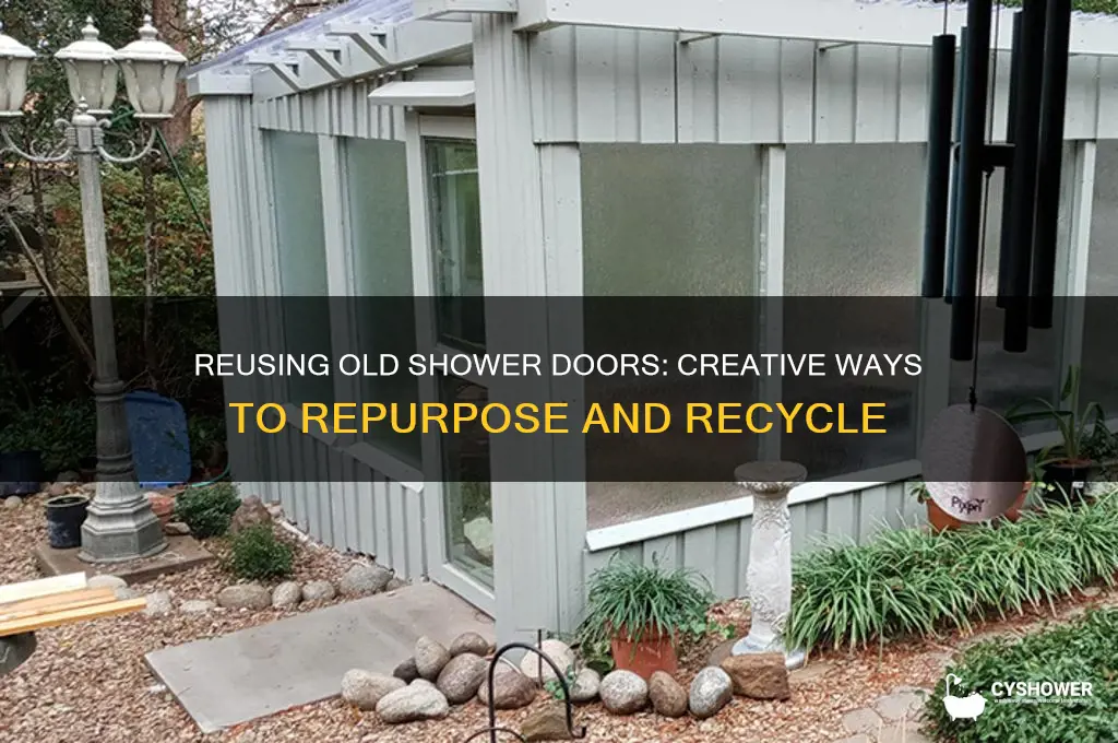 can my old shower doors be reused